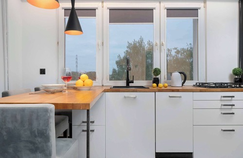 Lodz Apartment | Sandomierska 1/9 | Łódź | Modern Studio | Balcony