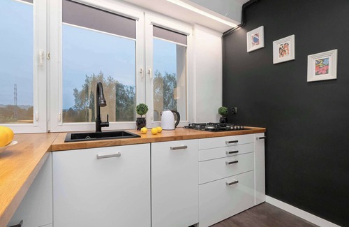 Lodz Apartment | Sandomierska 1/9 | Łódź | Modern Studio | Balcony