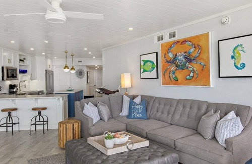 Port Aransas Condo | Sandpiper Condominiums 201, Panoramic Gulf Views w/direct access to Mustang Island/Port A beaches.