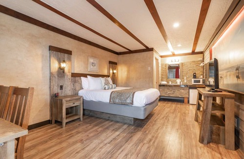 Ocean Shores Hotel | Sandy Duck - Queen Studio Room at Wanderlust Inn, Pet Friendly