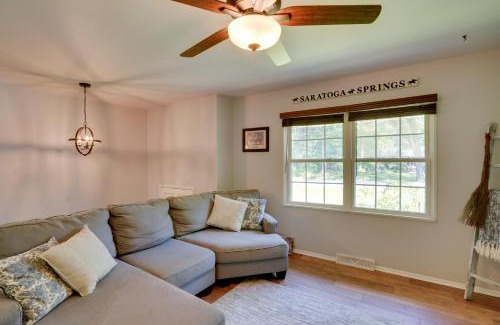 Saratoga Springs House | Saratoga Springs Haven with Pool and Fire Pit!
