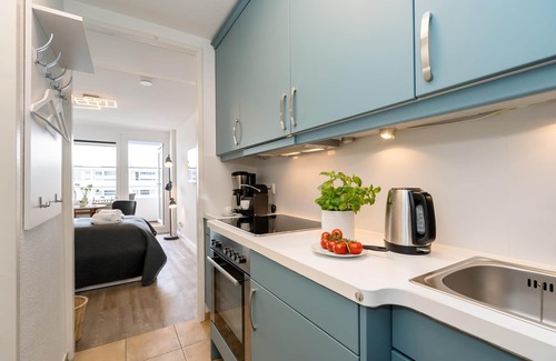 Westerland Apartment | Schönes 1-zimmer App., Strandnah, Balkon, Stellplatz, Wlan. Haustiere Erlaubt