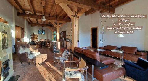 Mellenthin Apartment | Scheunenloft Usedom -3- Familienoase bis 6 Pax spacious big garden dog-friendly - SiLyVi homes