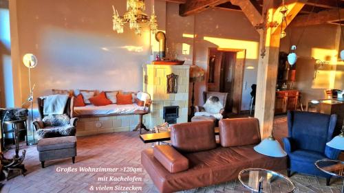 Mellenthin Apartment | Scheunenloft Usedom -3- Familienoase bis 6 Pax spacious big garden dog-friendly - SiLyVi homes