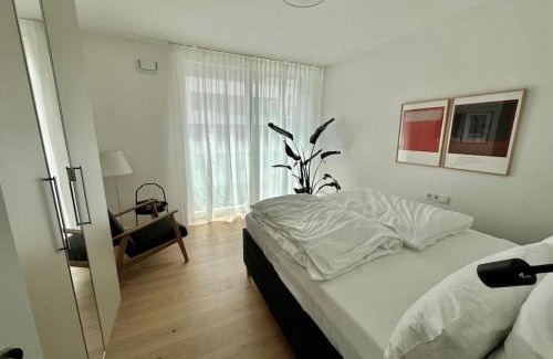 Heilbronn Apartment | Schickes 2-Zi-Apartment am Neckarufer BUGA-Park mit TG-Stellplatz