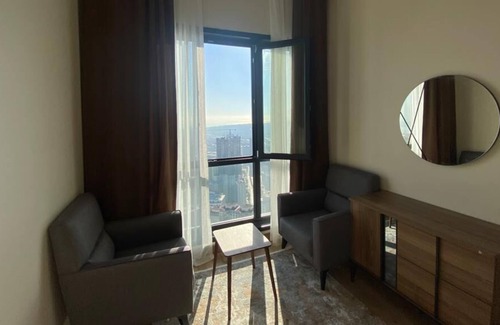 Esenyurt Apartment | Sea and lake view, modern and new residential complex, from the 37th floor