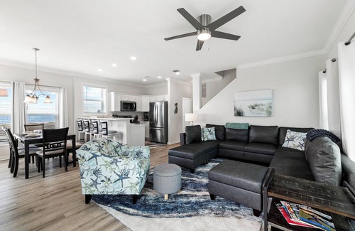 Mexico Beach House | Sea Breeze Siesta: Entire Beachfront Duplex! Mexico Beach, Steps from the Gulf!