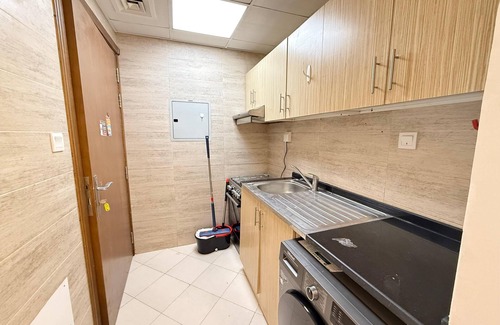 Ajman Apartment | Sea Breeze Studio Balcony & View