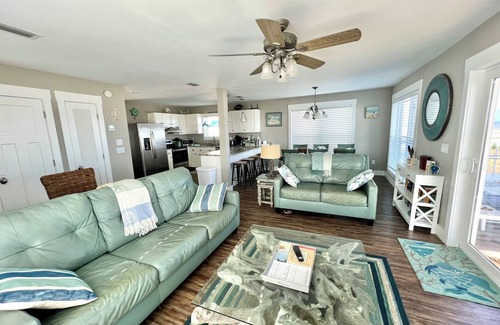 Port St. Joe House | "Sea-duced" Gulf Front! Private Boardwalk!Screen Porch! Firepit!Beach Equipment!