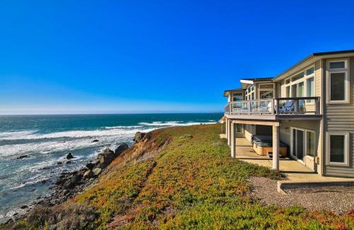 Dillon Beach House | Sea Glass! AMAZING VIEWS! On the Bluff! Walk to Beach! Hot Tub! BBQ! Fast WiFi! A Dillon Beach Jewel!