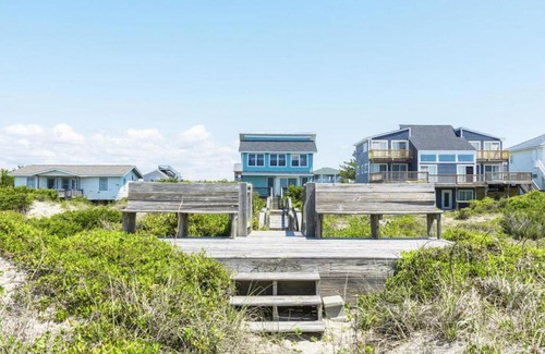 Caswell Beach House | Sea Salt by Oak Island Accommodations