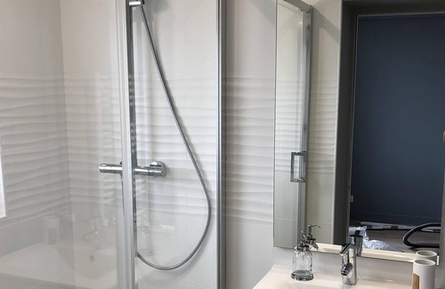 Merville-Franceville-Plage Apartment | Sea view apartment renovated