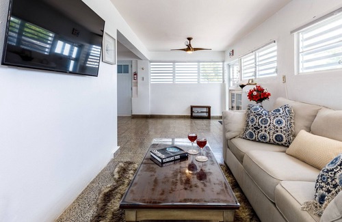 Playa Fortuna House | Sea View & Comfort, Solar Powered El Yunque Rainforest & Blue Flag Beach Getaway