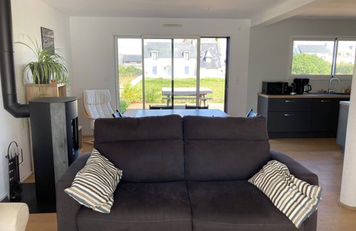 Saint-Guenole House | Sea view house near beach