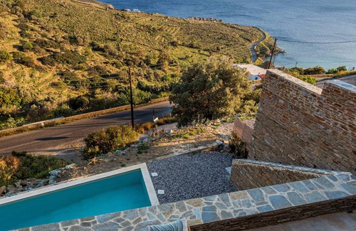 Batsi Villa | Seafront Sparkling Dream - Ameli Androck Retreat