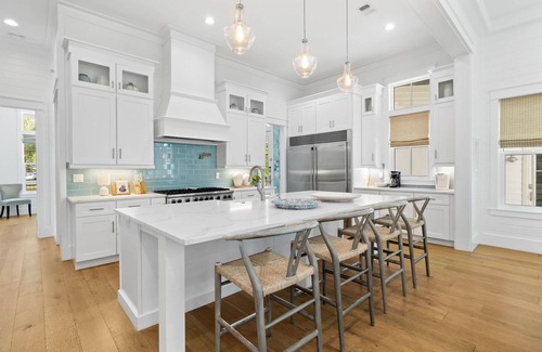 Sugarwood Beach House | Seagrove Beach escape—with private pool, chef’s kitchen, 9 bikes, and an LSV