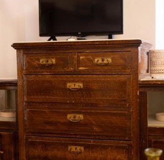 Skala Eresou House | Seaside Summer House, Cozy Yard