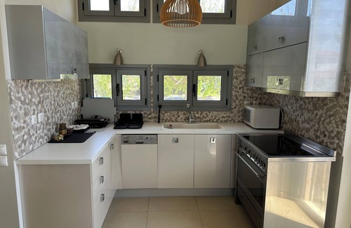 Karystos Villa | Seaside Villa with Private Football Pitch