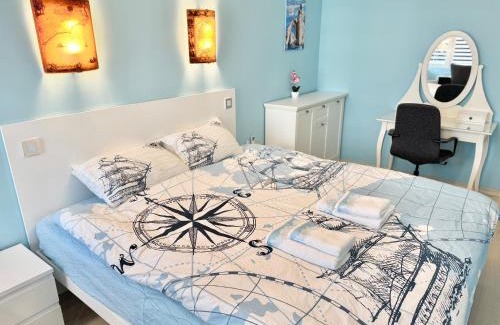 Burgas Apartment | SeaSky SmartHome Penthouse for 6 Guests with Private Parking 5 minutes аway from Central Beach Burgas and City Centre