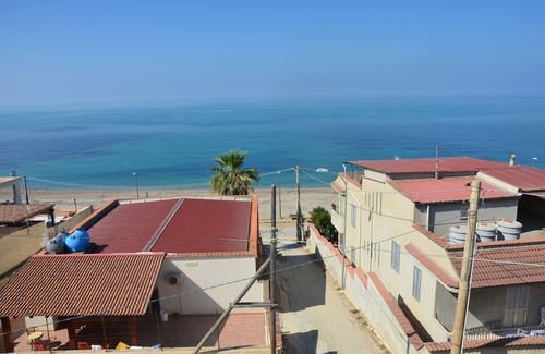 Seccagrande Apartment | Seccagrande: Terrace with sea view