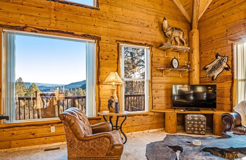 Pagosa Meadows IV Cabin | Secluded cabin with lofted layout, grill, great views, & jetted tub