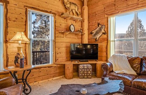 Pagosa Meadows IV Cabin | Secluded cabin with lofted layout, grill, great views, & jetted tub