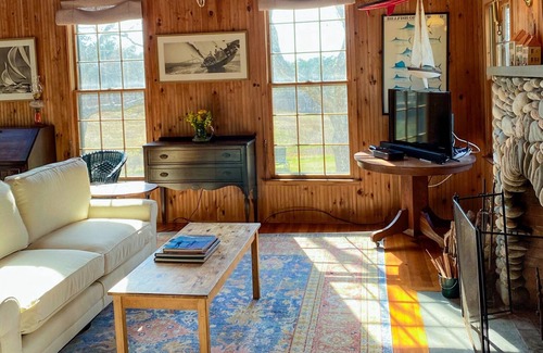 Edgartown House | Secluded Cottage on Several Private Acres, Deck, Fireplace, Walk to Beach!