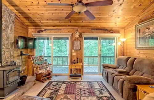 Clayton Cabin | Secluded Cozy Cabin Near Clayton