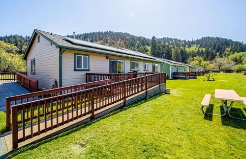 Orick House | Secluded Home w/Mountain Views, Private Deck, W/D, Gas Grill, and Shared Firepit