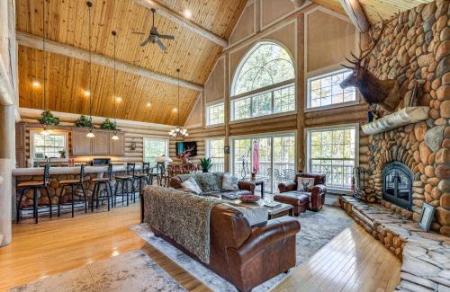 Red Feather Lakes House | Secluded Log Cabin with Game Room and Forest Views