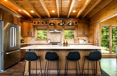 Topton House | Secluded, Modern Cabin, Views, Lake, Private Dock, Now with High Speed WIFI