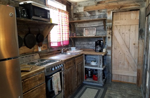 Dubois Cabin | Secluded studio-style cabin on the rushing Wind River tucked under cottonwoods