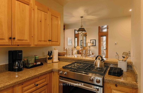 Mountain Village Cabin | See Forever Cabin by InvitedHome | Deck, Ski Valet, Peaks Pool, Hot Tub, Gym