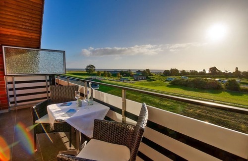 Schillig Apartment | Seepferdchen V mit Balkon und Seeblick 3L - Haus Seepferdchen