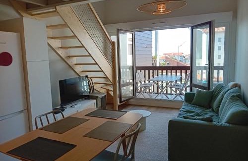 Le Penon Apartment | Seignosse : Appartement rénové à pied des plages avec climatisation - FR-1-239-1126