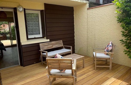 Le Penon Apartment | Seignosse Ocean, patio villa, rated 2 stars, located in a quiet area, close to the beach, ideal.