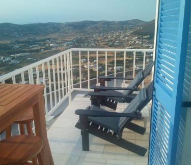 Paros House | Semi-detached house on the heights of Parikia - Exceptional view of the Cyclades