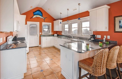 Wind Over Waves House | Semi-Soundfront Dog Friendly 7 Bedroom w/Pool, Hot Tub & Game Room