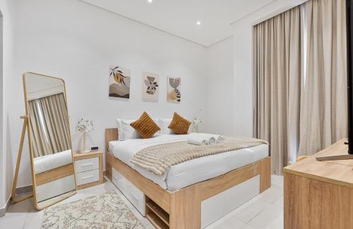 Al Barsha Apartment | Serene 1BR APT with Gym & Pool