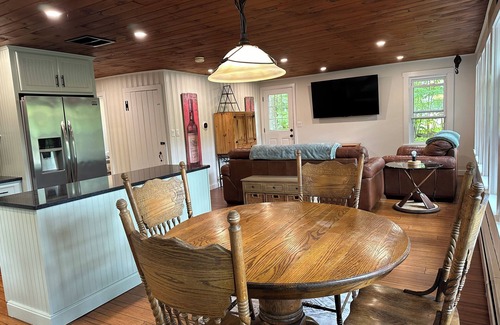 Nottingham House | Serene Lakefront Home: Dock, Kayaks, & Game Room on Pawtuckaway Lake, Corner Lot