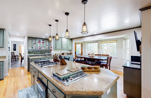 Grass Valley House | Serene retreat with pool, hot tub, basketball court, wood fireplace, & gas grill