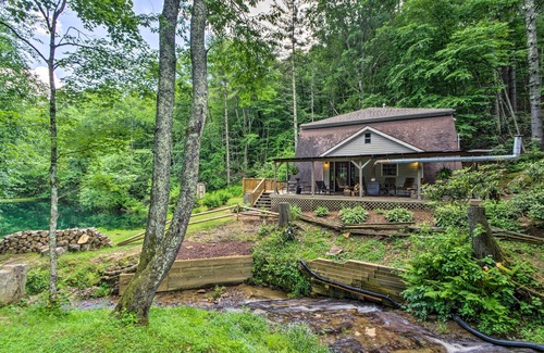 Todd House | Serene Todd Getaway w/Private Pond & Creek Views!