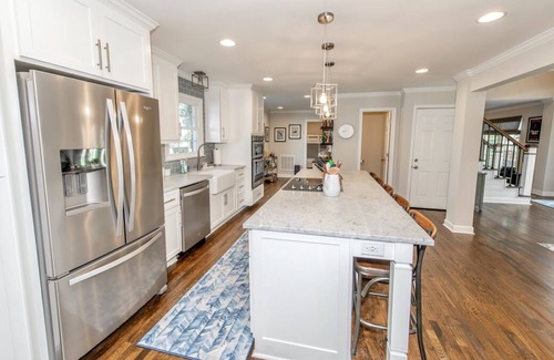 Denver House | Serene waterfront house on Lake Norman with pool, spa, and private dock