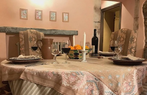Sermoneta Villa | Sermoneta, Historic Stone Village House with Pool, in a Medieval Hill Town Close to Rome and Naples