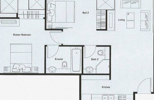 Yan Nawa Apartment | Serviced 2 Bed Panoramic Sky Villa with Pool and BTS