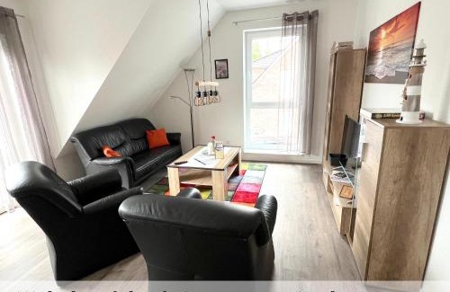 Papenburg Apartment | Serviced Apartment " Nautilus " Papenburg Großer Balkon Einbauküche Neubau 74 qm Free Wifi 2 Schlafzimmer