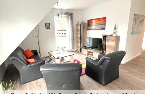 Papenburg Apartment | Serviced Apartment " Nautilus " Papenburg Großer Balkon Einbauküche Neubau 74 qm Free Wifi 2 Schlafzimmer