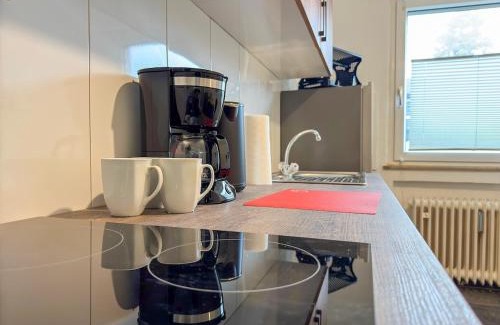 Alt-Rentfort Apartment | Serviceroom24 - Apartment 1 in Gladbeck WLAN - Smart-TV - 24-7 Check-in und Küche