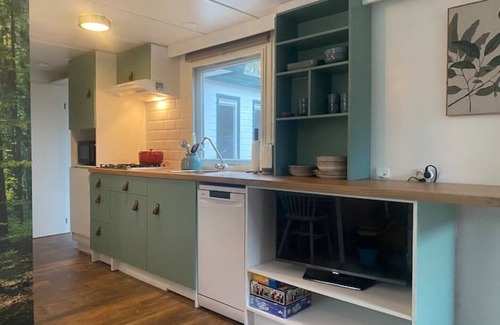 Municipality of Barneveld Ski Chalet | Sfeervol Boschalet 5 Persoons met Sauna