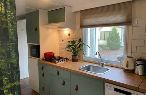 Municipality of Barneveld Ski Chalet | Sfeervol Boschalet 5 Persoons met Sauna
